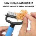 Pet Grooming Tool, Universal Detangling Comb for Dogs, Stainless Steel Double-Sided Design, Effective Shedding Removal & Matted Hair Tamer, Practical Daily Dog Coat Maintenance Supplies.