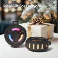 Bluetooth Shower Speaker, Portable Bluetooth Speakers, IP67 Waterproof Wireless Speaker with LED Light, Floating, 2000Mah, True Wireless Stereo for Kayak, Beach, Gifts for Unisex -Black