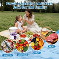 CONLILAI KLL-9A Wireless Fruit & Vegetable Cleaner Usb-Powered IPX7 Waterproof Detergent-Free Physical Cleaning Device for Home Use with 4400Mah Battery and Multi-Scenario Adaptation Summervibes
