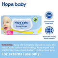 HOPE BABY Toddler Diaper Wipes---Sensitive Baby Wipes 480 Count, HOPE BABY Toddler Wet Wipes with Flip Top Lid, Hypoallergenic & Unscented