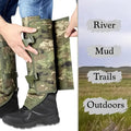 Unisex Adjustable Outdoor Snake-Resistant Leg Gaiters, Abrasion-Resistant Durable Fabric Protective Gear for Hunting, Hiking