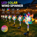 Waterproof LED Solar Wind Spinner - Light up Your Garden with Every Breeze Decor Yard