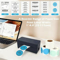 Wireless Bluetooth Thermal Shipping Label Printer 4X6 Support Android Mac Iphone Windows - Shipping Label Printer