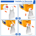 Laundry Detergent Dispenser Cup Holder with Upgraded Nozzle, Drip Tray & Easy Switch, No Mess Liquid Organizer for Laundry Room