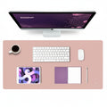 Large Office Leather Desk Mat, Mouse and Keyboard Pad, Computer and Laptop Mat, Desktop Protector and Cover, Writing Pad and Blotter (31.5