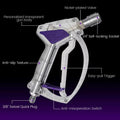 High-Pressure Washer Transparent Purple Spray Gun with Self-Locking Head and 3/8